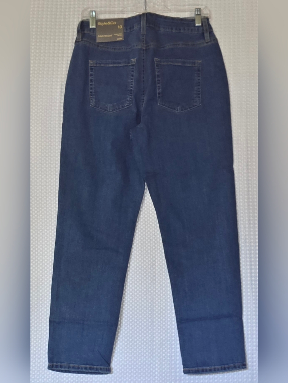 Style & Co Ankle Jeans Medium Wash | Med Rise Straight Leg Denim 10 - Picture 9 of 10